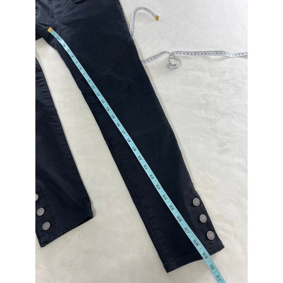 Peruvian Connection Ryder Pant Ankle Snap Black Sustainable Casual Capsule Easy - Picture 7 of 7